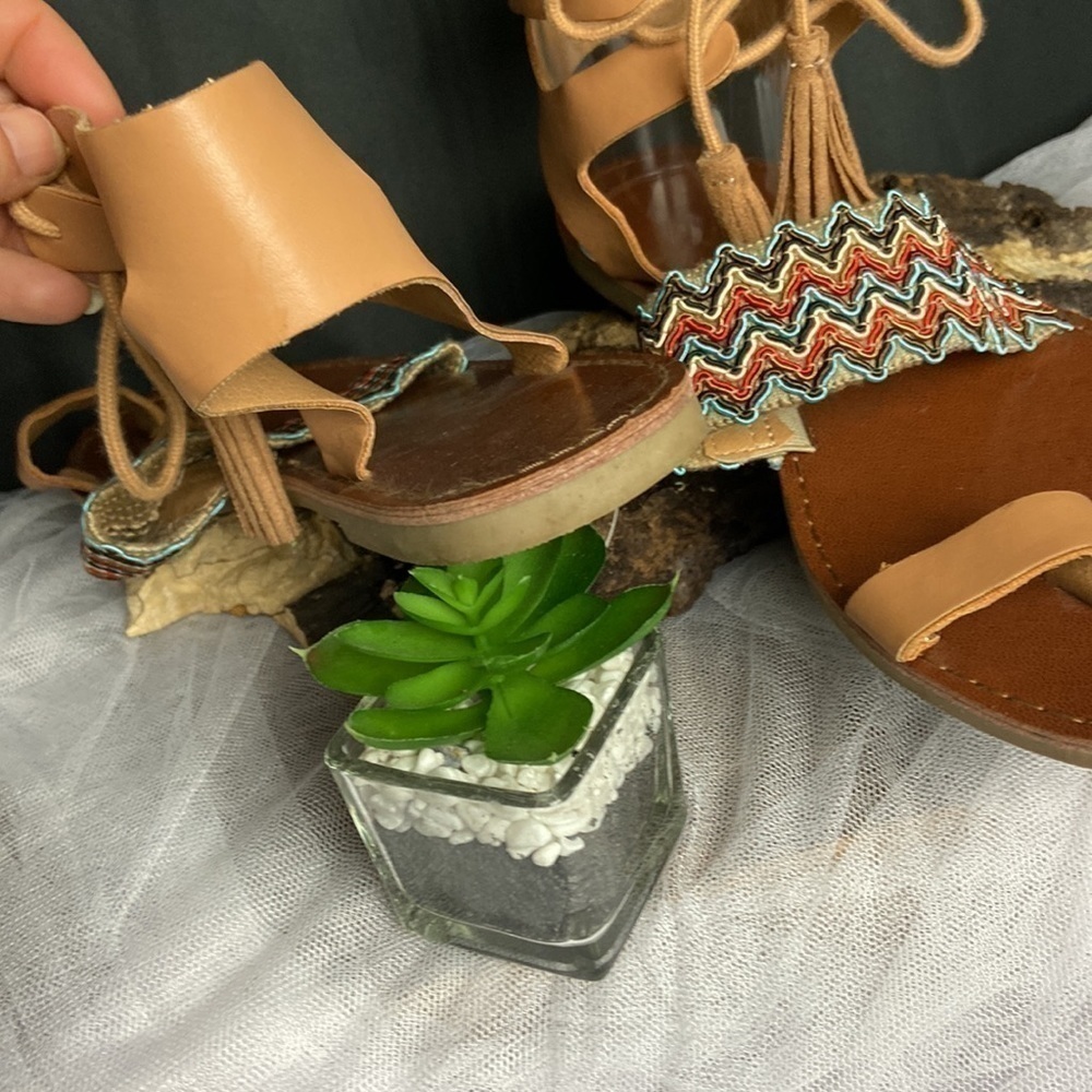 Host Pick 🎉Cute Boho Brash Sandals 💕 - Picture 5 of 8